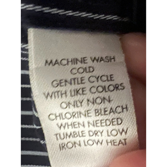 CALVIN KLEIN Mens Long Sleeve Shirt Size XXL Blue Button Up Dress Shirt Cotton - Picture 7 of 8